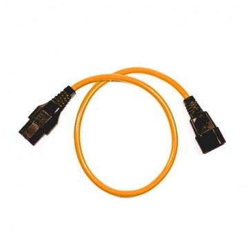 VDC C13 IEC Lock to Male C14 3 x 1.00mm 4m Orange, Силовые кабели, Кабели с разъемами IEC, Кабель питания С13 IEC Lock female to С 662-020-304