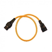 VDC C13 IEC Lock to Male C14 3 x 1.00mm 6m Orange, Силовые кабели, Кабели с разъемами IEC, Кабель питания С13 IEC Lock female to С 662-024-306
