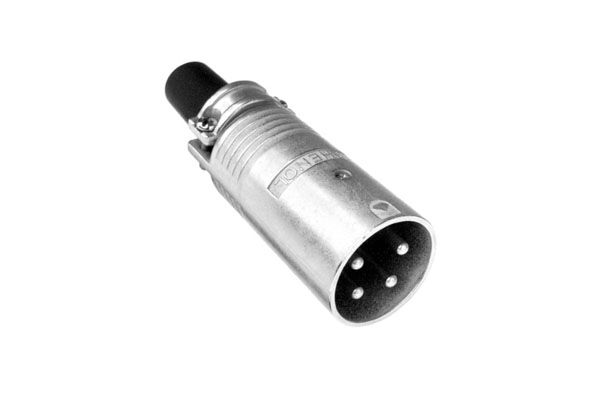 Amphenol EP-5-12, Speaker, Кабельный, Кабельный разъем EP, штекер, точеные контакты, металлический корпус. 5 контактов, цвет - никель.