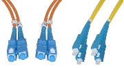 Wiring Parts 2SC UPC - 2SC APC, SM, 1, Оптические кабели, BIO, Кабель оптический межблочный переходной SC Duplex UPC-APC SM Bio, 1 м