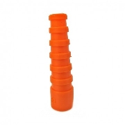 Van Damme Medium orange BNC colour coded strain relief boot, BNC, Аксессуары, Рубашка маркировочная средняя для разъемов BNC, цвет 335-302-003
