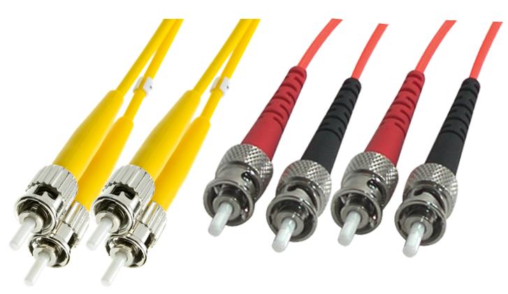 Wiring Parts 2ST - 2ST, MM, 5, Оптические кабели, BIO, Кабель оптический межблочный ST Duplex MM Bio, 5 м