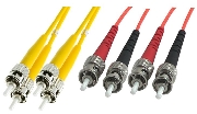 Wiring Parts 2ST - 2ST, UPC SM, 2, Оптические кабели, BIO, Кабель оптический межблочный ST Duplex UPC SM Bio, 2 м