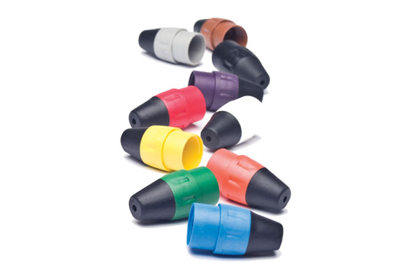 Amphenol AX-BOOT-2, XLR, Аксессуары, Цветные колпачки для кабельных разъемов XLR серии AX. Цвет - красный