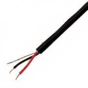 VDC VDC Contractor PVC 1 pair audio cable, Аудио симметричный, Инсталляционный, 1-парный монтажный кабель, цвет черный