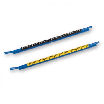 VDC PS09.6, Маркировка для кабеля, , Маркировочные кольца для кабеля диаметром 3,2 - 4,5 мм, спица 25 штук. Номер 6, цвет - синий.