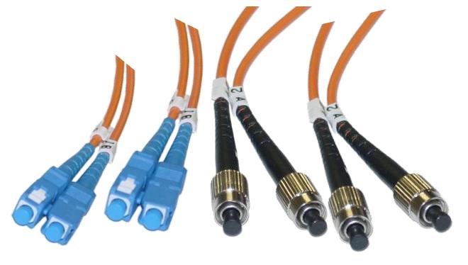 Wiring Parts 2SC UPC - 2FC, MM, 1, Оптические кабели, BIO, Кабель оптический межблочный переходной SC-FC Duplex MM Bio, 1 м
