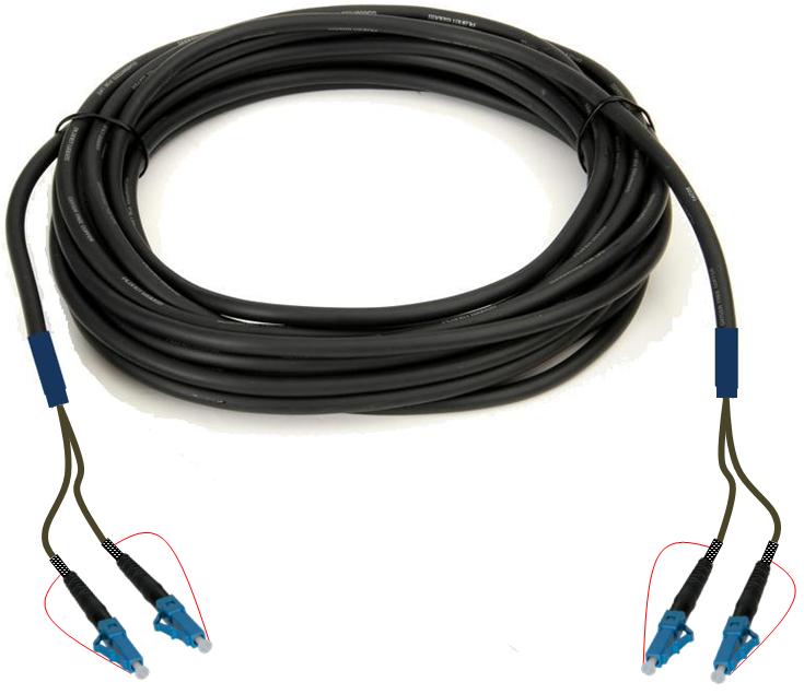 Wiring Parts WP-2LC - 2LC, UPC MM, 200, Оптические кабели, BIO, Кабель тактический межблочный LC Duplex UPC MM Bio, 200 м