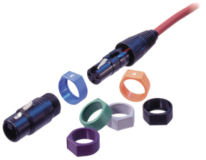 Neutrik XCR-2, XLR, Аксессуары, Цветное маркировочное кольцо для разъемов Neutrik серии X, цвет красный