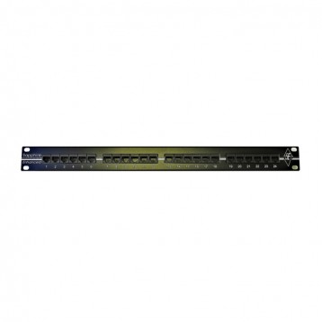 VDC 1U 1 row 24 port Cat 5E unscreened panel - punchdown, Data, Патч, Патч панель 19" 1U для кабеля UTP, 24 порта RJ45 Cat 5e, на 560-072-001