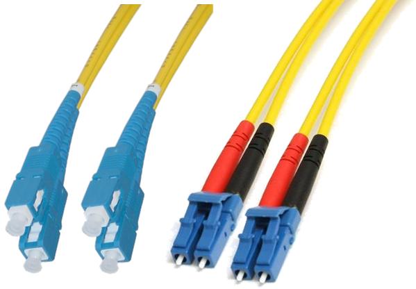 Wiring Parts 2SC APC - 2LC UPC, SM, 1, Оптические кабели, BIO, Кабель оптический межблочный переходной SC-LC Duplex APC-UPC SM Bio, 1 м
