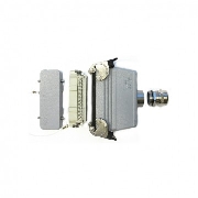 Ilme Ilme L16M panel kit, Мультипин разъемы, Комплект, Комплект для сборки 16-и контактного светового разъема Ilme, панельный male, IP65