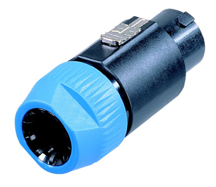 Neutrik NL8FC, Speaker, Кабельный, 8-х контактный speaker разъем типа female, для кабеля диаметром 8-20 мм