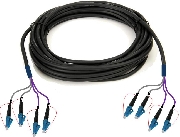 Wiring Parts WP-4LC - 4LC, UPC SM, 50, Оптические кабели, BIO, Кабель тактический межблочный 4xLC - 4xLC UPC SM Bio, 50 м