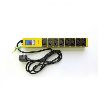 Olson vertical mount iec 8 outlets 406 mm, IEC, , Вертикально монтируемый модуль дистрибуции питания с 8 розетками IEC, высотой 40 621-094-008