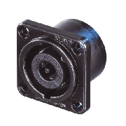 Neutrik NL8MPR-BAG, Speaker, Панельный, 8-и контактный speaker разъем типа male с металлическим черненым корпусом.