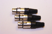 Wiring Parts WP 3F, XLR, Кабельный, 3-х контактный разъем female с никелированным корпусом и контактами с серебряным покрытием.