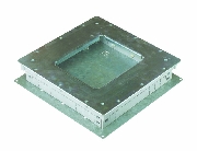 Simon G400, Лючки, Аксессуары, Коробка для монтажа в бетон люков S400-.., SF470-.., высота 75-90мм, 363х363мм, сталь-пластик