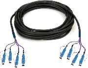 Wiring Parts WP-4SC - 4SC, UPC MM, 200, Оптические кабели, BIO, Кабель тактический межблочный 2xSC Duplex UPC MM Bio, 200 м